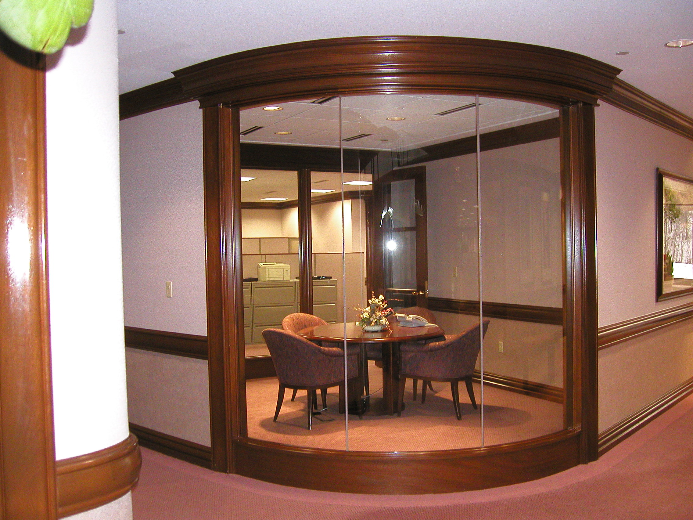 Commercial office — custom casework and millwork